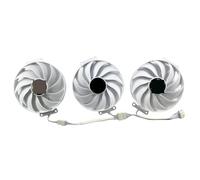 HFFOZMD Ventilateur de Remplacement pour Carte Graphique ASUS GeForce RTX 4070ti 4070tiS TUF White OC(Set of Three Fans)