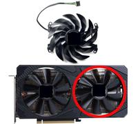 HFFOZMD Ventilateur de Remplacement pour Carte Graphique GAINWARD GeForce RTX3060ti GDDR6X 8 Go du(Right Fan)