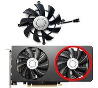 HFFOZMD Ventilateur de Remplacement pour Carte Graphique MSI GeForce RTX 3060ti 3070 LHR 8 Go, Double Ventilateur OC mécanique HA9015H12SC-Z(Right Fan)
