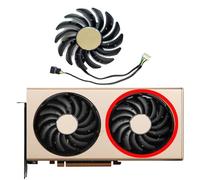 HFFOZMD Ventilateur de Remplacement pour Carte Graphique MSI Radeon RX5700 5700XT 8 Go pour Evoke OC PLD09210S12HH(Right Fan)
