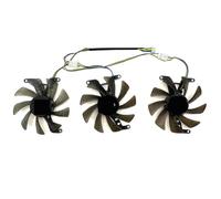 HFFOZMD Ventilateur de Remplacement pour Carte Graphique PNY pour GeForce RTX 3070ti 3080 3080ti 3090 XLR8 pour Uprising Epic-X RGB Triple Fan OC T129215SU(Set of Three Fans)