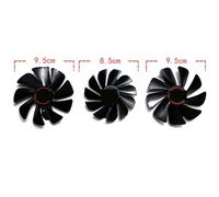 HFFOZMD Ventilateur de Remplacement pour Carte Graphique Sapphire Radeon RX5700 5700XT 8 Go pour Nitro FDC10H12D9-C FD10015M12D(Right Fan)