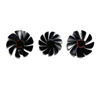 HFFOZMD Ventilateur de Remplacement pour Carte Graphique Sapphire Radeon RX5700 5700XT 8 Go pour Nitro FDC10H12D9-C FD10015M12D(Set of Three Fans)