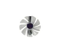 HFFOZMD Ventilateur de Remplacement pour Carte vidéo Sapphire RX 5700 XT 8 Go Nitro, CF1015H12D CF9010H12D FD10015M12D FDC10H12D9-C(White A-Fan FD10015)