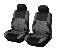 HFFTYU 2 Pièces Housses de Siège Auto, pour Mazda 2 IV (XP21) Hatchback 2022-2024 Siège Auto en Maille épissée Respirantes, pour Un Dossier Confortable,A