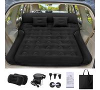 HFFTYU Matelas Gonflable Voiture pour Dacia Duster 2000-2025, Lit de Camping Étanche et Résistant aux Crevaisons, Tapis de Couchage Flocage Double Face,A