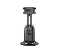 Hfgdnchva P05 AI Follow Gimbal 360 Rotation Face Tracking Stabilisateur Filming Portable Desktop Support de Téléphone Portable pour Live/Photo