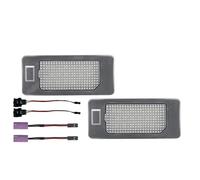 HFGDRH Eclairage Plaque Immatriculation, Lot de 2 éclairages plaque d'immatriculation Utilisation adaptée pour Skoda Rapid Spaceback 2013