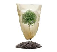 HFGDRH Housse Hivernage Plante Exterieur, Couverture Chaude D'arbustes d'arbre, Sac De Protection Plantes, Gel D'arbres Fruitiers, Contre Le d'hiver, Outils Jardin(Beige,120x180CM)