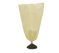 HFGDRH Housse Hivernage Plante Exterieur, Sac de Protection des Plantes for Jardin, Couverture réutilisable Contre Le Gel en Hiver for la Palmier, Chaude for arbustes d'arbres(Beige,60x80CM)