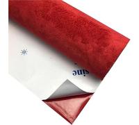 HFGDRH RevêTement Plafond Voiture Respirant, Tissu en Daim Autocollant for Voiture, 300/150 cm, for Modification intérieure, Habillage de, réparation Cuir, Bricolage(Red,30cm x 300cm)