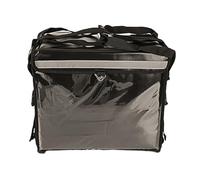 HFGDRH Sacs Pizza Isothermes pour Livraison, Serrure À L'épaule Anti-vol 40 litres Emptoir Imperméable Isolé Cabinet De Livraison Alimentaire Récipient Conteneur Cabine Réfrigération(Black)