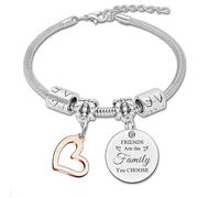 HFHungkeong Bracelet inspirant pour femme avec gravure « You bist mutiger als du croix, » Bracelet élastique à breloques, cadeau motivant pour meilleure amie et mère, No Gemstone