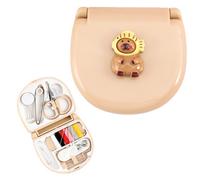 HFHungkeong Capybara Mini kit de couture de voyage avec ciseaux, fils, aiguilles, Petit poisson