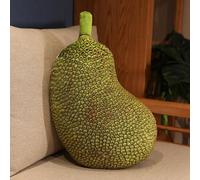 HFHungkeong Coussin en forme de fruit, coussin décoratif amusant pour canapé, bureau, chambre à coucher et chaise (1 pièce jacquier de 53,8 x 33,8 cm)