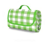 HFHungkeong Couverture de pique-nique imperméable réutilisable et pliable avec poignée portable pour accessoires de plein air, printemps, été, camping, randonnée, escalade et activités de parc, Oxford