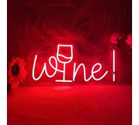 HFHungkeong Panneau néon en acrylique pour décoration murale - LED à intensité variable - Lampe d'art faite à la main pour la maison, le pub, le mariage, la fête, le studio de bar, 5 V - Alimentation