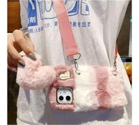 HFICY Girly Coque en fausse fourrure pelucheuse pour Nokia G10/G20 avec 2 films protecteurs d'écran en verre pour femme (cœur rose)