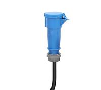 HFIGNIAHQ 0.5m 7.2KW CEE Blue Power Female Plug for Portable EV Fast Charger Plug Socket Adapter Connector 32A 1Phase Charging(CEE Blue 0.3m Cable)