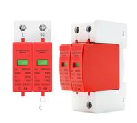 HFIGNIAHQ 1pc AC SPD 1P 2P 3P 4P 20~40KA 30KA~60KA 385V House Lightning Surge Protector Protective Low-Voltage Arrester Device OEM Factory(20-40KA)