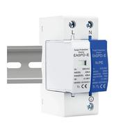 HFIGNIAHQ 2P 4P AC SPD 1P+NPE 20KA 40AK 50KA T1 T2 275V 385V House Surge Protector Protective Low-Voltage Arrester Device(2P,385V)
