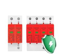 HFIGNIAHQ AC SPD Din Rail 20KA 40KA 30KA 60KA 2P 4P 385V House Lightning Surge Protector Protect Protective Low-Voltage Arrester Device(20-40kA,4P 385V)