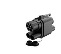 HFIGNIAHQ Adapter 250A DC Fast Charging CCS2 Charger to CCS1 EV Charging Adapter AC 32A Type2 to CCS1 Connector