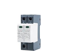 HFIGNIAHQ Dispositif De Protection Contre Les Surtensions CC SPD 600 V 1000 V 2P 40 KA, Protecteur De Tension for Panneau Solaire, Dispositif Parafoudre Photovoltaïque(1000VDC)