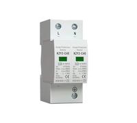HFIGNIAHQ Parafoudre KZY2-C40 2P AC 275 V 20 KA-40 KA, Dispositif De Protection Contre Les Surtensions, SPD avec Protection Électrique De Sécurité Domestique PE(2P 385V)
