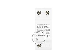 HFIGNIAHQ Surge Protector Switch Type AC Power 2P 3P 4P 12.5KA 15KA 25KA T1 House Protective Low-Voltage Arrester Device(4P,15KA)