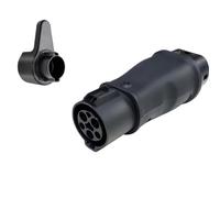 HFIGNIAHQ Type 2 to Type 1 Adaptor SAE J1772 7.2KW 32A 22KW EV Charger Adaptor Type 2 to GBT Car Charging for Electric Vehicle Connector(Type2 to GBT 7.2KW1P)