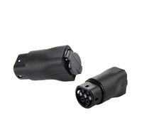HFIGNIAHQ Type2 V2L Discharger Adapter Socket 16A Electric Car Vehicle EU Discharger EV Charger Car Accessories Connector