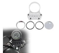 HFJFDQ Accessoires Support D'instrument Noir pour Moto, Couvercle De Relocalisation du Compteur De Vitesse, Pince De Rehausseur De Guidon pour H&Arley Sportster XL883 1995-up Dyna