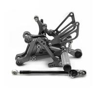 HFJFDQ Commandes Reculées en Aluminium pour Moto, Repose-Pieds Réglables pour Aprilia RS125 2T RS 125 1996-2010 1997 1998 1999