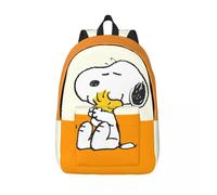 HFJFUI AJDO - Sac à dos coloré pour maternelle, motif éléphant et mouche, motif Peanuts Snoopy, pour adolescent, de très bonne qualité, ideal pour le travail, ideal comme cadeau, s Noir