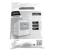 HFKBORHR Vacuum Cleaner Paper Bag Non Woven Dust Bag, Compatible for Karcher NT361NT35/1, Vacuum Cleaner Garbage Bag Accessories(White)