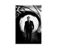 HFLDMA James Bond Poster sur toile Décoration vintage Poster de personnage d'anime Décoration murale 30 x 45 cm Sans cadre Style 32