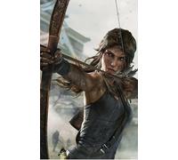 HfmQuisutron Jigsaw Puzzle 1000 Pieces Action-Adventure Lara.C Games Picture Poster for Fun Adult Wooden Puzzle Toy V6Fp