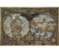 HfmQuisutron Puzzle 1000 Pcs,Jigsaw Puzzles,Vintage Map Jigsaw Art Posters,Adulte Soulagement du Stress Jeu Art Picture Fc351Pj