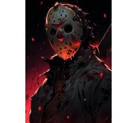 HfmQuisutron Puzzle 1000 Pièces Film d'horreur Jason.Voorhees Posters Bois Jouet Adulte Et Enfant Anti-Stress Xw20Zp