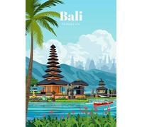 HfmQuisutron Puzzle 1000 Pièces Travel Scenery City Bali Poster en Bois Jouet pour Adultes Et Enfants Jeu Anti-Stress Pq93Az