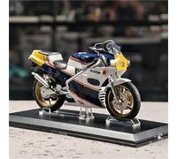 HFMXZHI Modèle réduit de Moto 1:12 pour H-Onda NSR 250R SP R4 pour Rothmans MC18 Modèle De Moto Miniature en Alliage, Jouet Collection, Cadeaux(Yellow)