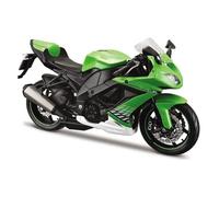 HFMXZHI Modèle réduit de Moto 1:12 pour Kawasaki ZX-10R 2010 Jouets Miniatures De Collection, Cadeau d'anniversaire Maquette Moto Décorations Bureau