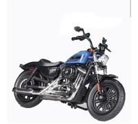 HFMXZHI Modèle réduit de Moto Cadeau en Métal Moulé sous Pression Voiture Jouet Modèle De Moto Course Alliage 1/18 pour Harley Forty-Eight, Édition pour Spéciale 2018(Turquesa)