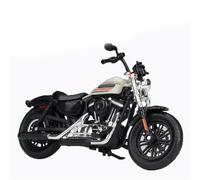 HFMXZHI Modèle réduit de Moto Cadeau en Métal Moulé sous Pression Voiture Jouet Modèle De Moto Course Alliage 1/18 pour Harley Forty-Eight, Édition pour Spéciale 2018(White)
