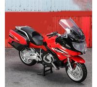 HFMXZHI Modèle réduit de Moto Collection De Maquettes Motos 1/18 pour BMW R1250 RT Maquette en Alliage Cadeau d'anniversaire(Rosso)