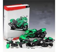 HFMXZHI Modèle réduit de Moto Collection De Miniatures Course À Assembler 1:12 pour Kawasaki Et pour Ninja ZX-14R Jouets, Cadeau d'anniversaire