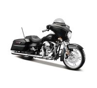 HFMXZHI Modèle réduit de Moto Collection De Modèles Motos 1/12 pour Harley pour Davidson Street Glide, Édition pour Spéciale 2015 Jouets, Cadeaux d'anniversaire, Décorations Bureau