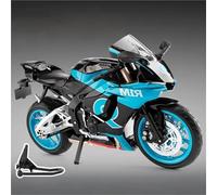 HFMXZHI Modèle réduit de Moto Collections en Alliage Métallique, Ornements Et Cadeaux, Modèle Réduit De Moto Course pour YZF R1M Moulé sous Pression À L'échelle 1:9(Green)