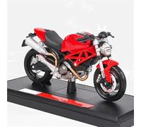 HFMXZHI Modèle réduit de Moto Décoration De Bureau pour Ordinateur 1/18 pour Ducati pour Monster 696 Mini Moto Series, Jouet Collection, Modèle Réduit en Alliage
